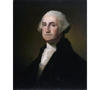 ARToPHIIU Vintage Wall Artwork Paintings Picture Artwork Poster George Washington by Rembrandt Peale Art Painting Picture for Home Decor 60x90cm