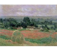 ARToPHIIU Vintage Wall Artwork Paintings Picture Artwork Poster Haystack At Giverny by Claude Monet Art Painting Picture for Home Decor 60x90cm