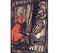 ARToPHIIU Vintage Wall Artwork Paintings Picture Artwork Poster O Grandmother What Big Ears You Have Got She Said by Arthur Rackham Art Painting Picture for Home Decor 60x90cm