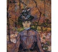 ARToPHIIU Vintage Wall Artwork Paintings Picture Artwork Poster Portrait of Suzanne Valadon by Henri De Toulouse Lautrec Art Painting Picture for Home Decor 60x90cm