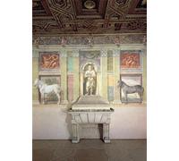 ARToPHIIU Vintage Wall Artwork Paintings Picture Artwork Poster Sala Deiwith Trompe L'oeil Portraits of Two Horses by Giulio Romano Art Painting Picture for Home Decor 60x90cm