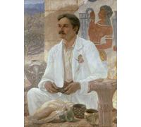 ARToPHIIU Vintage Wall Artwork Paintings Picture Artwork Poster Sir Arthur Evans among the Ruins of the of Knossos Sir William Blake Richmond Art Painting Picture for Home Decor 60x90cm