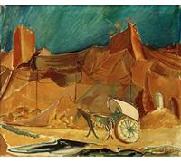 ARToPHIIU Vintage Wall Artwork Paintings Picture Artwork Poster Spanish Landscape with Carriage by Alma Del Banco Art Painting Picture for Home Decor 60x90cm