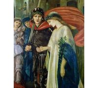 ARToPHIIU Vintage Wall Artwork Paintings Picture Artwork Poster St George and the Dragon No the Return Detail of St George by Edward Burne Jones Art Painting Picture for Home Decor 60x90cm