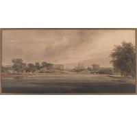 ARToPHIIU Vintage Wall Artwork Paintings Picture Artwork Poster St Park with a View of Westminster Abbey by Girtin Art Painting Picture for Home Decor 60x90cm