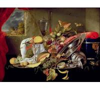 ARToPHIIU Vintage Wall Artwork Paintings Picture Artwork Poster Still Life by Jan Davidsz De Heem Art Painting Picture for Home Decor 60x90cm