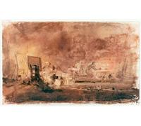 ARToPHIIU Vintage Wall Artwork Paintings Picture Artwork Poster the Artist’s Studio by Mallord William Turner Art Painting Picture for Home Decor 60x90cm
