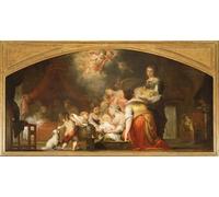 ARToPHIIU Vintage Wall Artwork Paintings Picture Artwork Poster the Birth of the Virgin by Bartolomé Esteban Murillo Art Painting Picture for Home Decor 60x90cm