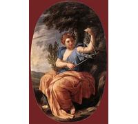 ARToPHIIU Vintage Wall Artwork Paintings Picture Artwork Poster the Muse Terpsichore by Eustache Le Sueur Art Painting Picture for Home Decor 60x90cm