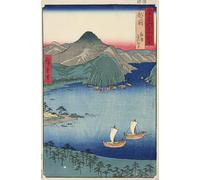 ARToPHIIU Vintage Wall Artwork Paintings Picture Artwork Poster the Pine Forest of Kebi At Tsuruga in Echizen Province by Utagawa Hiroshige Art Painting Picture for Home Decor 60x90cm