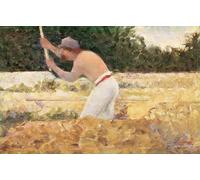 ARToPHIIU Vintage Wall Artwork Paintings Picture Artwork Poster The Stone Breaker by Georges Seurat Art Painting Picture for Home Decor 60x90cm