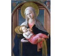 ARToPHIIU Vintage Wall Artwork Paintings Picture Artwork Poster the Virgin and Child by Filippino Lippi Art Painting Picture for Home Decor 60x90cm