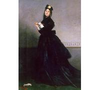 ARToPHIIU Vintage Wall Artwork Paintings Picture Artwork Poster the Woman with the Glove by Charles Emile Auguste Carolus Duran Art Painting Picture for Home Decor 60x90cm