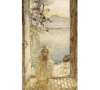 ARToPHIIU Vintage Wall Artwork Paintings Picture Artwork Poster Undine by Arthur Rackham Art Painting Picture for Home Decor 60x90cm