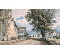 ARToPHIIU Vintage Wall Artwork Paintings Picture Artwork Poster Waltham Abbey by Varley Art Painting Picture for Home Decor 60x90cm