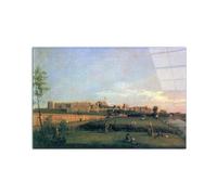Artopweb CrystalArt 53 x 80 cm Plexiglass Picture with Shiny Glass Effect Light Ready to Hang Home Art Decoration Italian Design Eco-Friendly - Windsor Castle di Canaletto