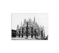 Artopweb CrystalArt 58 x 78 cm Plexiglass Picture with Shiny Glass Effect Light Ready to Hang Home Art Decoration Italian Design Eco-Friendly - Milan Cathedral by Art Studio