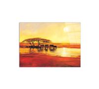 Artopweb CrystalArt 58 x 78 cm Plexiglass Picture with Shiny Glass Effect Light Ready to Hang Home Art Decoration Italian Design Eco-Friendly - Africa 2 Inches by Art Studio