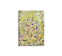 Artopweb CrystalArt 78 × 58 cm Plexiglass Frame with Shiny Glass Effect Light Ready to Hang Home Art Decoration Italian Design Eco-Friendly - Homage to Pollock - Shimmering Substance