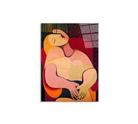 Artopweb CrystalArt 78 x 58 cm Plexiglass Picture with Shiny Glass Effect Light Ready to Hang Home Art Decoration Italian Design Eco-Friendly - Homage to Pablo - The Dream I by Art Studio