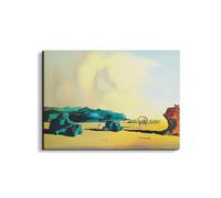 Artopweb EarthArt Materic 58 x 78 cm 3D Material Painting Light Brush Effect Ready to Hang Home Art Decoration Italian Design Eco-Friendly - Homage to Salvador Sky by Art Studio