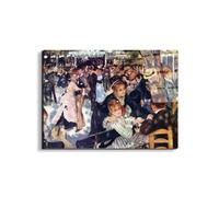 Artopweb EarthArt Total Gloss 58 x 78 cm Gloss Picture with Light Mirror Ready to Hang Decoration Home Art Italian Design Eco-Friendly - Moulin Galette by Renoir Pierre-Auguste