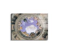 Artopweb EarthArt Total Gloss 58 x 78 cm Light Mirror Gloss Picture Ready to Hang Home Art Decoration Italian Design Eco-Friendly - Homage to Mantegna - Bride's Room by Art Studio