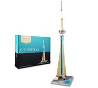 ArtorBricks CN Tower Model Building Kit - 400-Piece Premium Architectural Set, Compatible with Major Brands, Detailed Landmark Replica for Collectors & Hobbyists (28” Tall, 6.9” Base)