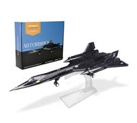 ArtorBricks SR-71 Reconnaissance Blackbird Airplane Military Building Set with Display Stand - 183Piece Model Kit for Adults, Collectors & Hobbyists