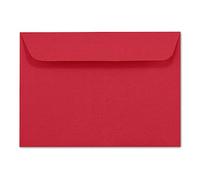 ARTOZ 50x envelopes DIN C5 red 229 x 162 mm Envelope Without Window self-Adhesive envelopes Artoz 1001 Series