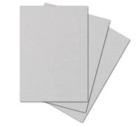 ARTOZ 50x Writing Paper Light Grey DIN A4 297 x 210 mm Elegant Egoutteur Ribbing High-Quality Designer Paper Certificate Paper