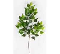 artplants.de Artificial Birch spray, 3 branches, 55 leaves, green, 26"/65cm - Artificial foliage/Silk branch