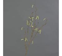 artplants.de Artificial Birch spray NANTE, 25 buds, brown, 26"/65cm - Artificial tree branch/Simulation plant