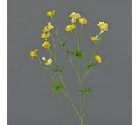 artplants.de Artificial Buttercup spray NORA, yellow, 28"/70cm