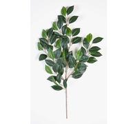 artplants.de Artificial Camellia spray with 55 leaves, green, 22"/55cm - Artificial foliage/Silk branch