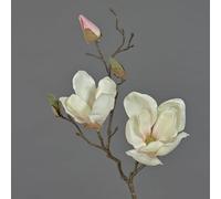 artplants.de Artificial Magnolia spray MALBINE, white-light pink, 20"/50cm