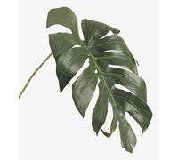 artplants.de Artificial Monstera leaf UMBERTO, dark green, 22"/55cm - Silk foliage/Plastic leaves