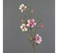artplants.de Decorative Magnolia spray MARGA, buds, light pink, 31"/80cm