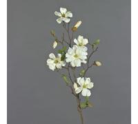 artplants.de Decorative Magnolia spray MARGA, buds, white, 31"/80cm