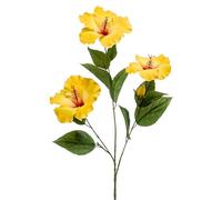 artplants.de False Hibiscus Branch AMADOU, yellow, 80 cm
