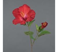 artplants.de Silk hibiscus flower OAHU, red, 65cm