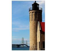 ArtPlaza Art Studio-Lighthouse II Decorative Panel, Wood, Multi-Colour, 60 x 1.8 x 90 cm