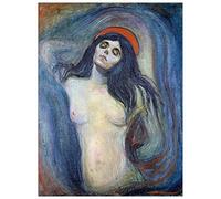 ArtPlaza Munch Edvard-Madonna II Decorative Panel, Wood, Multi-Colour, 60 x 1.8 x 80 cm