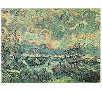 ArtPlaza Van Gogh Vincent-Remembering the north Decorative Panel, Wood, Multi-Colour, 80 x 1.8 x 60 cm
