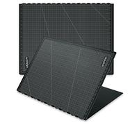 artPOP! Self Healing Cutting Mat, 24 x 36 inches, Grey and Black, Foldable, Large Size, Non-Slip Surface for Fabric, Crafting, Scrapbooking, Sewing, Journals