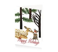 ArtPress Denise Fiedler Happy Holidays, Christmas Single Greeting Card 17x12cm