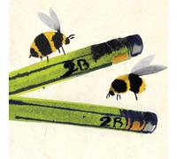 ArtPress, Jenny Frean, 2B Or Not 2 Bee, Blank Greeting Card, (15 x 15cm)