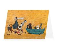 ArtPress Sam Toft Big Doggie Taxi Art Greeting Card