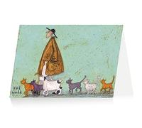 ArtPress Sam Toft Cat Walk Art Greeting Card (17 x 12 cm)