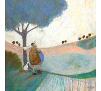 ArtPress Sam Toft Single Blank Greeting Card, Look how far we've come, (15 x 15cm)